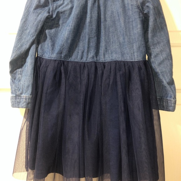 OSHKOSH B’GOSH Toddler Girl 3T Jean Material Bundle Jacket Dress Overall Dress - Picture 6 of 14